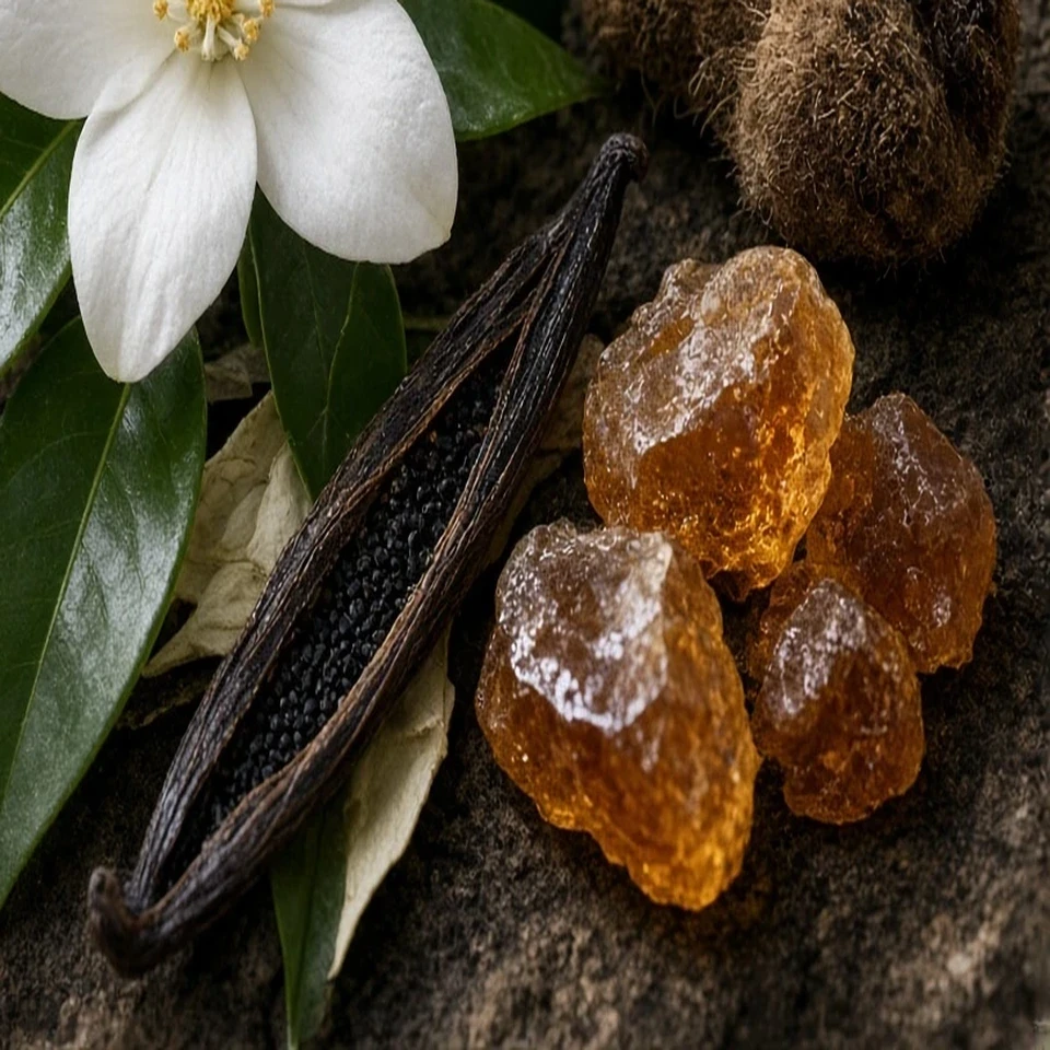 Atmospheric interpretation of amber and vanilla round it into something comforting rather than raw.