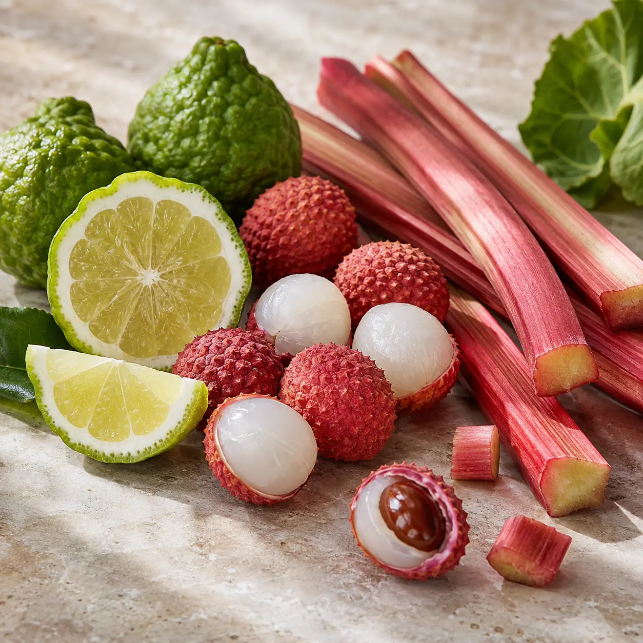 Atmospheric interpretation of lychee and rhubarb brighten the first breath.