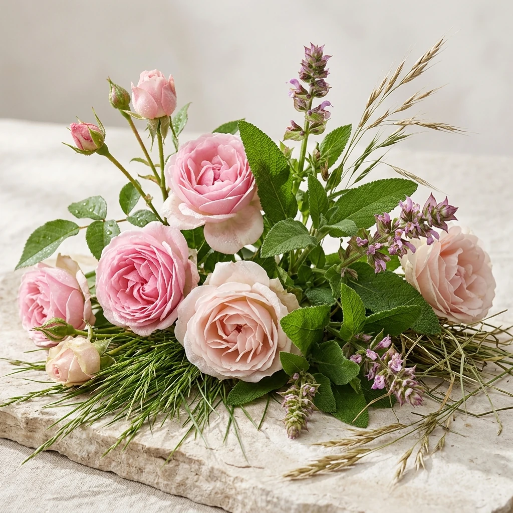 Atmospheric interpretation of a rose that grows sweeter rather than staying static.