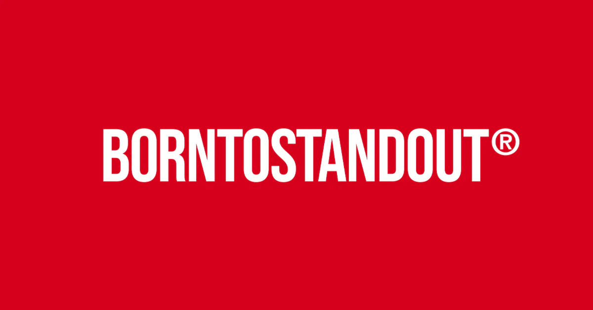BORNTOSTANDOUT logo