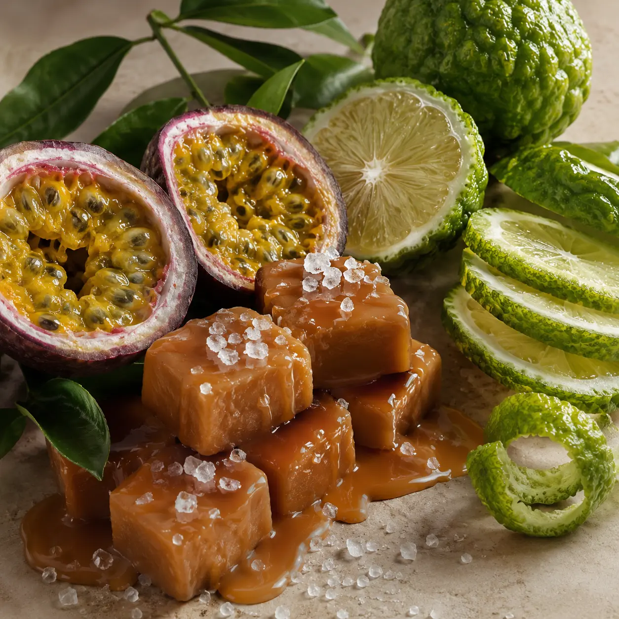 Atmospheric interpretation of tropical acidity flashes across salted caramel.