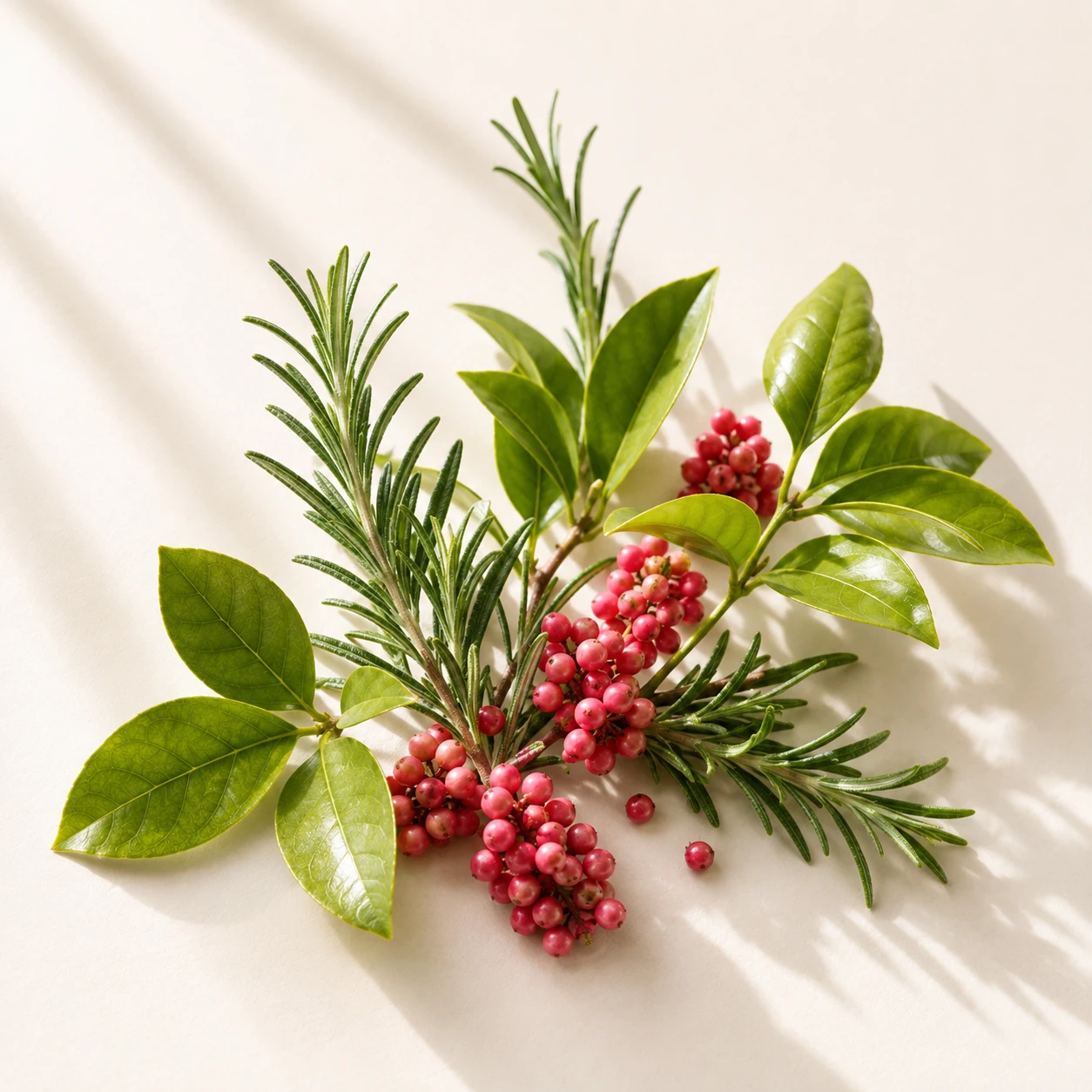 Atmospheric interpretation of rosemary and pepper arrive sharp, bitter orange leaves keep it green.
